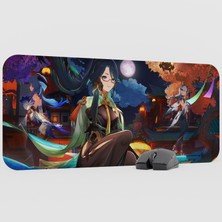 mousepad bastir Xianyun Genshin Impact Anime Oyuncu V1 - 70X30 Xl Gaming Mouse Pad Fare Altlığı