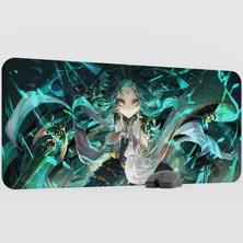 mousepad bastir Xiao Genshin Impact Anime Oyuncu V2 - 90X40 Xxl Gaming Mouse Pad Fare Altlığı