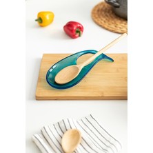 HNG Akrilik Aquamarin Tezgah Üstü Kirli Kaşıklık & Kepçe Altlığı