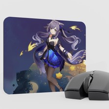 mousepad bastir Keqing Genshin Impact Anime Oyuncu V2 - 22X18 Gaming Mouse Pad Fare Altlığı