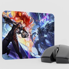 mousepad bastir Mavuika Genshin Impact Anime Oyuncu V5 - 22X18 Gaming Mouse Pad Fare Altlığı
