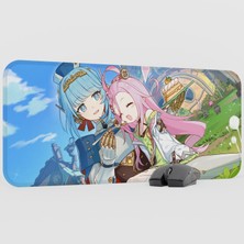 mousepad bastir Aino Genshin Impact Anime Oyuncu V4 - 70X30 Xl Gaming Mouse Pad Fare Altlığı