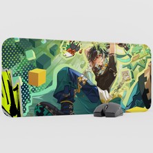 mousepad bastir Kinich Genshin Impact Anime Oyuncu V3 - 70X30 Xl Gaming Mouse Pad Fare Altlığı