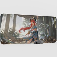 mousepad bastir Nilou Genshin Impact Anime Oyuncu V5 - 90X40 Xxl Gaming Mouse Pad Fare Altlığı
