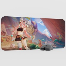 mousepad bastir Varesa Genshin Impact Anime Oyuncu V1 - 70X30 Xl Gaming Mouse Pad Fare Altlığı