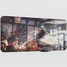 mousepad bastir Baizhu Genshin Impact Anime Oyuncu V2 - 90X40 Xxl Gaming Mouse Pad Fare Altlığı