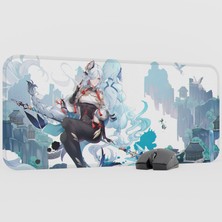 mousepad bastir Shenhe Genshin Impact Anime Oyuncu V2 - 70X30 Xl Gaming Mouse Pad Fare Altlığı