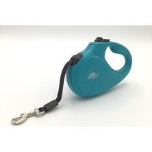 Indispensablely Seri Otomatik Makaralı Köpek Gezdirme 12 kg / 3 M Turkuaz