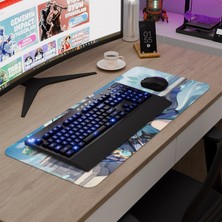 mousepad bastir Eula Genshin Impact Anime Oyuncu V2 - 70X30 Xl Gaming Mouse Pad Fare Altlığı