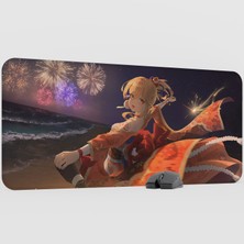 mousepad bastir Yoimiya Genshin Impact Anime Oyuncu V4 - 90X40 Xxl Gaming Mouse Pad Fare Altlığı