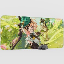mousepad bastir Emilie Genshin Impact Anime Oyuncu V1 - 90X40 Xxl Gaming Mouse Pad Fare Altlığı