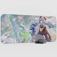 mousepad bastir Ganyu Genshin Impact Anime Oyuncu V5 - 70X30 Xl Gaming Mouse Pad Fare Altlığı