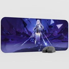mousepad bastir Skirk Genshin Impact Anime Oyuncu V2 - 70X30 Xl Gaming Mouse Pad Fare Altlığı
