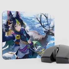 mousepad bastir Tighnari Genshin Impact Anime Oyuncu V1 - 22X18 Gaming Mouse Pad Fare Altlığı