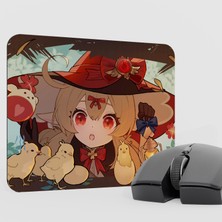 mousepad bastir Klee Genshin Impact Anime Oyuncu V5 - 22X18 Gaming Mouse Pad Fare Altlığı