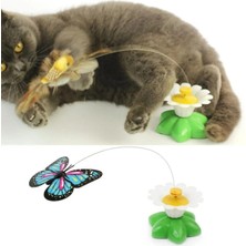 Indispensablely Hareketli Pilli Dönen Kedi Oyuncağı 6 cm