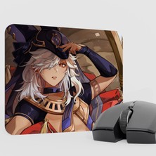 mousepad bastir Cyno Genshin Impact Anime Oyuncu V1 - 22X18 Gaming Mouse Pad Fare Altlığı