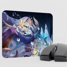 mousepad bastir Kokomi Genshin Impact Anime Oyuncu V5 - 22X18 Gaming Mouse Pad Fare Altlığı