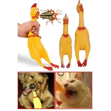 Indispensablely Sesli Horoz Eğlenceli Köpek ve Kediler Için Sesli Öten Horoz Oyuncak 28 cm