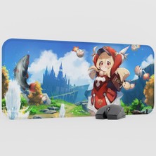 mousepad bastir Klee Genshin Impact Anime Oyuncu V2 - 70X30 Xl Gaming Mouse Pad Fare Altlığı