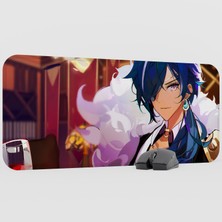 mousepad bastir Kaeya Genshin Impact Anime Oyuncu V4 - 70X30 Xl Gaming Mouse Pad Fare Altlığı