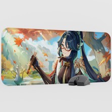 mousepad bastir Xianyun Genshin Impact Anime Oyuncu V5 - 70X30 Xl Gaming Mouse Pad Fare Altlığı