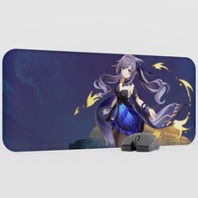 mousepad bastir Keqing Genshin Impact Anime Oyuncu V2 - 70X30 Xl Gaming Mouse Pad Fare Altlığı