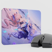 mousepad bastir Kokomi Genshin Impact Anime Oyuncu V1 - 22X18 Gaming Mouse Pad Fare Altlığı