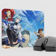 mousepad bastir Eula Genshin Impact Anime Oyuncu V3 - 22X18 Gaming Mouse Pad Fare Altlığı