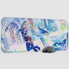 mousepad bastir Eula Genshin Impact Anime Oyuncu V5 - 70X30 Xl Gaming Mouse Pad Fare Altlığı
