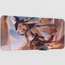 mousepad bastir Cyno Genshin Impact Anime Oyuncu V2 - 90X40 Xxl Gaming Mouse Pad Fare Altlığı