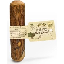 Indispensablely Doğal Zeytin Ağacı Çiğnenebilen Köpek Oyuncağı L 19 x 3,5 cm - 25 kg