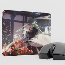 mousepad bastir Baizhu Genshin Impact Anime Oyuncu V2 - 22X18 Gaming Mouse Pad Fare Altlığı