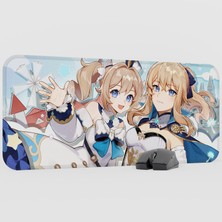 mousepad bastir Jean Genshin Impact Anime Oyuncu V4 - 70X30 Xl Gaming Mouse Pad Fare Altlığı