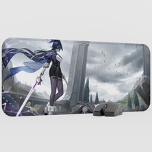 mousepad bastir Clorinde Genshin Impact Anime Oyuncu V1 - 70X30 Xl Gaming Mouse Pad Fare Altlığı