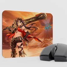 mousepad bastir Dehya Genshin Impact Anime Oyuncu V2 - 22X18 Gaming Mouse Pad Fare Altlığı