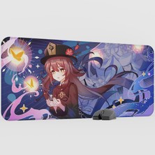 mousepad bastir Hu Tao Genshin Impact Anime Oyuncu V5 - 90X40 Xxl Gaming Mouse Pad Fare Altlığı