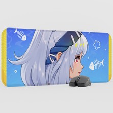 mousepad bastir Mualani Genshin Impact Anime Oyuncu V3 - 70X30 Xl Gaming Mouse Pad Fare Altlığı