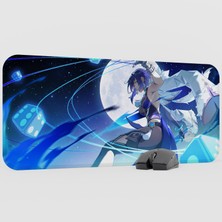 mousepad bastir Yelan Genshin Impact Anime Oyuncu V5 - 70X30 Xl Gaming Mouse Pad Fare Altlığı