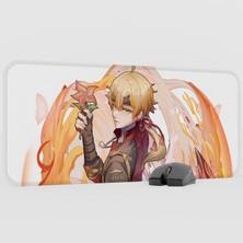 mousepad bastir Thoma Genshin Impact Anime Oyuncu V5 - 70X30 Xl Gaming Mouse Pad Fare Altlığı