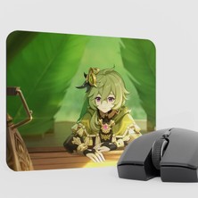 mousepad bastir Collei Genshin Impact Anime Oyuncu V2 - 22X18 Gaming Mouse Pad Fare Altlığı