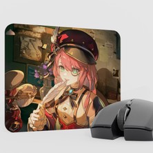 mousepad bastir Charlotte Genshin Impact Anime Oyuncu V5 - 22X18 Gaming Mouse Pad Fare Altlığı
