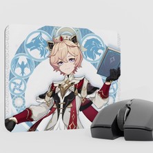 mousepad bastir Dahlia Genshin Impact Anime Oyuncu V5 - 22X18 Gaming Mouse Pad Fare Altlığı