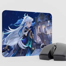 mousepad bastir Neuvillette Genshin Impact Anime Oyuncu V1 - 22X18 Gaming Mouse Pad Fare Altlığı