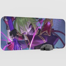 mousepad bastir Kuki Shinobu Genshin Impact Anime Oyuncu V4 - 70X30 Xl Gaming Mouse Pad Fare Altlığı