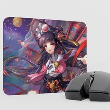 mousepad bastir Yun Jin Genshin Impact Anime Oyuncu V3 - 22X18 Gaming Mouse Pad Fare Altlığı