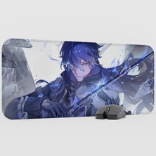 mousepad bastir Flins Genshin Impact Anime Oyuncu V4 - 70X30 Xl Gaming Mouse Pad Fare Altlığı