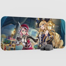 mousepad bastir Charlotte Genshin Impact Anime Oyuncu V3 - 70X30 Xl Gaming Mouse Pad Fare Altlığı