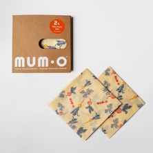 Mumo 2'li Kare Dev Set - Balmumlu Gıda Saklama Kumaşı