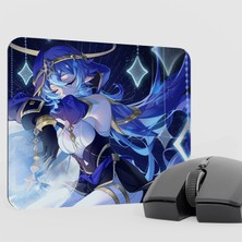 mousepad bastir Layla Genshin Impact Anime Oyuncu V3 - 22X18 Gaming Mouse Pad Fare Altlığı